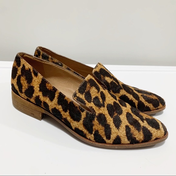 Madewell Shoes - Madewell calf hair leopard loafers size 6.5